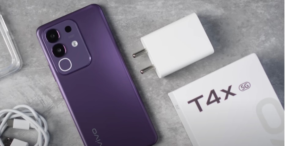 Vivo T4x 5g Smartphone 45w Charger 6500mAh battery