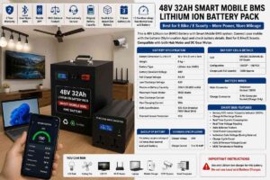 Smart Mobile BMS Lithium Battery